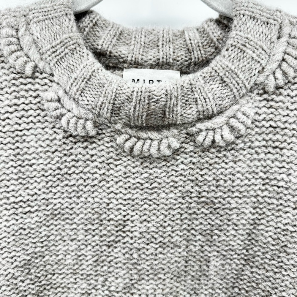 NWOT Mirth baby alpaca wool shell vest in graham cracker szL minimalist feminine - Picture 6 of 10